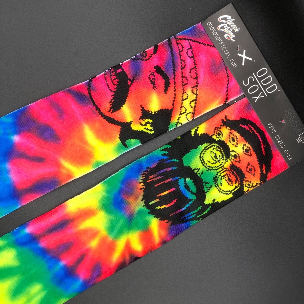 Odd Sox Tie Due Cheech & Chong socks